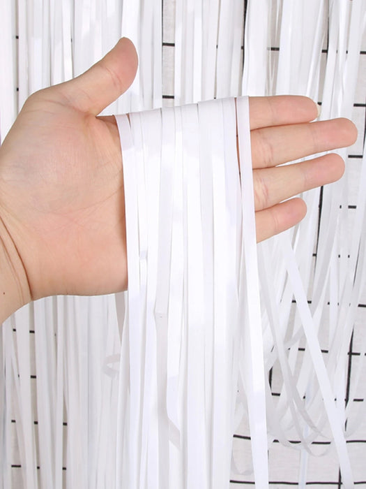 SHEIN 1 cortina con flecos para decoración de habitación, fondo fotográfico para pared - Quierox - Tienda Online