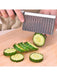 Shein 1 cuchillo multifuncional de acero inoxidable con borde ondulado para patatas y pepinos - Quierox - Tienda Online
