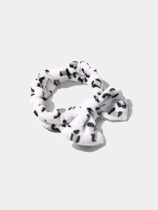 Shein 1 diadema de baño de terciopelo coral con decoración de lazo - Quierox - Tienda Online