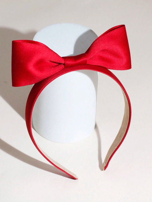 SHEIN 1 diadema roja con lazo 3D, adecuada para uso diario - Quierox - Tienda Online