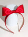 SHEIN 1 diadema roja con lazo 3D, adecuada para uso diario - Quierox - Tienda Online