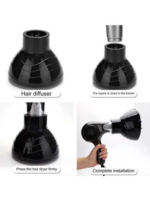 Shein 1 difusor de pelo profesional para peinar el cabello, secador de rizos - Quierox - Tienda Online