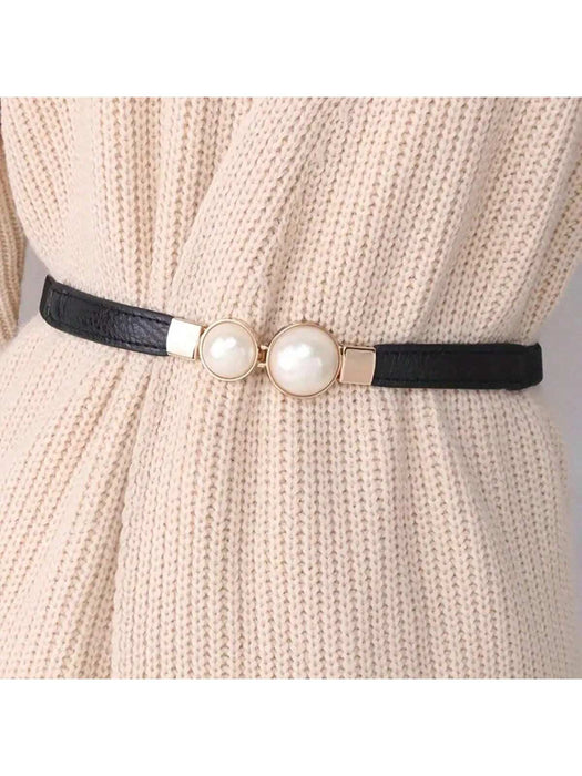 SHEIN 1 Elegante cinturón elástico para mujer , cinturón decorativo de moda - Quierox - Tienda Online