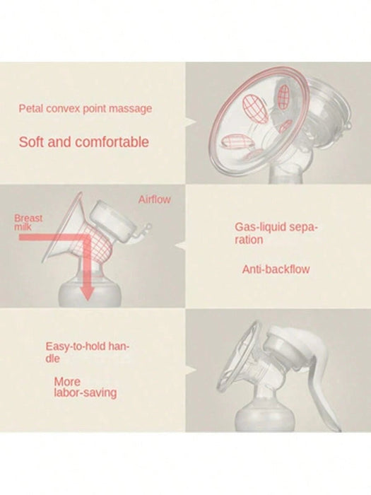 SHEIN 1 extractor de leche manual, niveles de succión ajustables - Quierox - Tienda Online