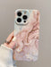 SHEIN 1 Funda completa para teléfono con estampado de mármol rosa - Quierox - Tienda Online
