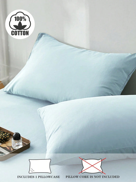 SHEIN 1 funda de almohada pequeña de estilo japonés, transpirable 48*74cm - Quierox - Tienda Online