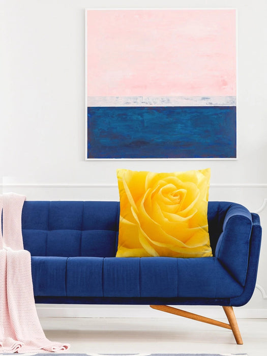 Shein 1 Funda de cojín con estampado de rosa sin relleno - Quierox - Tienda Online