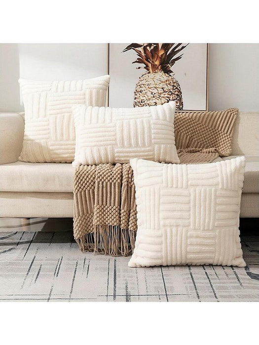 SHEIN 1 funda de cojín de felpa súper suave - Quierox - Tienda Online