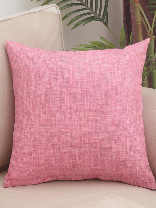 Shein 1 funda de cojín rosa, moderna funda de lino decorativa para el hogar - Quierox - Tienda Online