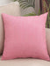 Shein 1 funda de cojín rosa, moderna funda de lino decorativa para el hogar - Quierox - Tienda Online