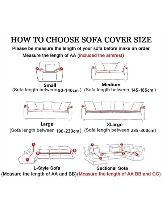 Shein 1 funda de sofá elástica con ribete de volantes de color sólido - Quierox - Tienda Online