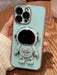Shein 1 funda de teléfono con soporte de astronauta galvanizada para iphone 13 pro max - Quierox - Tienda Online