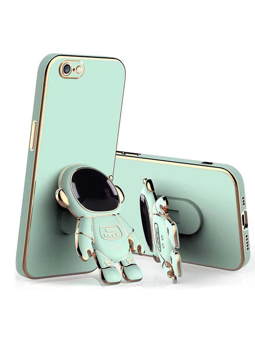 Shein 1 funda de teléfono con soporte de astronauta galvanizada para iphone 13 pro max - Quierox - Tienda Online