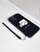 Shein 1 funda de TPU negra con diseño de pato de dibujos animados a prueba de golpes y 1 correa de silicona - Quierox - Tienda Online