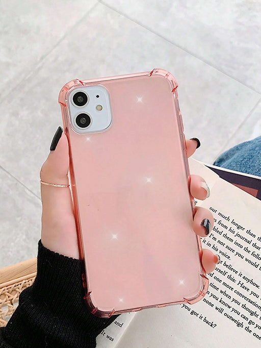 Shein 1 funda para teléfono a prueba de golpes de color rosa iPhone X/XS - Quierox - Tienda Online