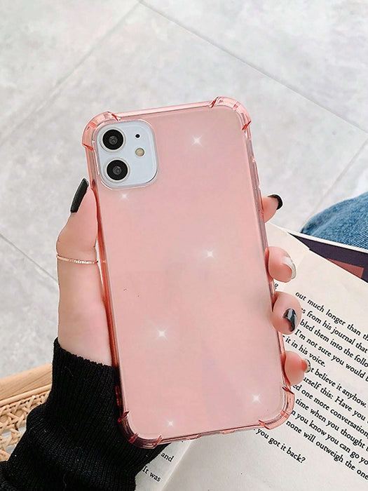 Shein 1 funda para teléfono a prueba de golpes de color rosa iPhone X/XS - Quierox - Tienda Online
