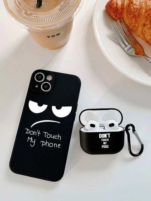 Shein 1 Funda para teléfono con dibujos animados y 1 Estuche compatible con Airpods 2nd gen - Quierox - Tienda Online