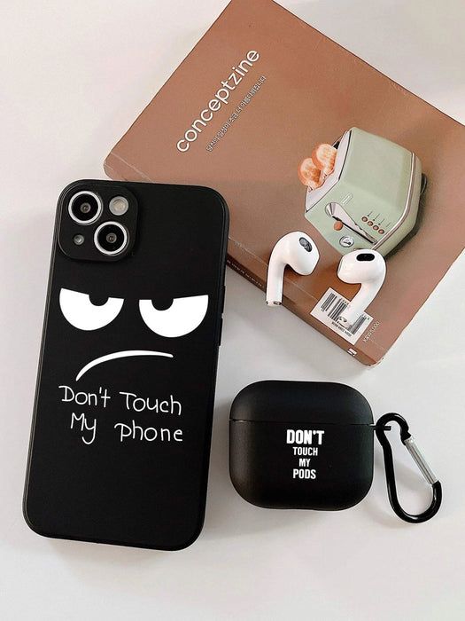 Shein 1 Funda para teléfono con dibujos animados y 1 Estuche compatible con Airpods 2nd gen - Quierox - Tienda Online