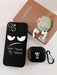 Shein 1 Funda para teléfono con dibujos animados y 1 Estuche compatible con Airpods 2nd gen - Quierox - Tienda Online