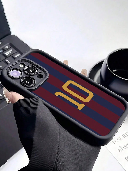 Shein 1 funda para teléfono con estampado de rayas negras, TPU, a prueba de caídas, iphone 11 pro max - Quierox - Tienda Online