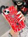 Shein 1 funda para teléfono con estampado de telaraña de colores para Halloween - Quierox - Tienda Online