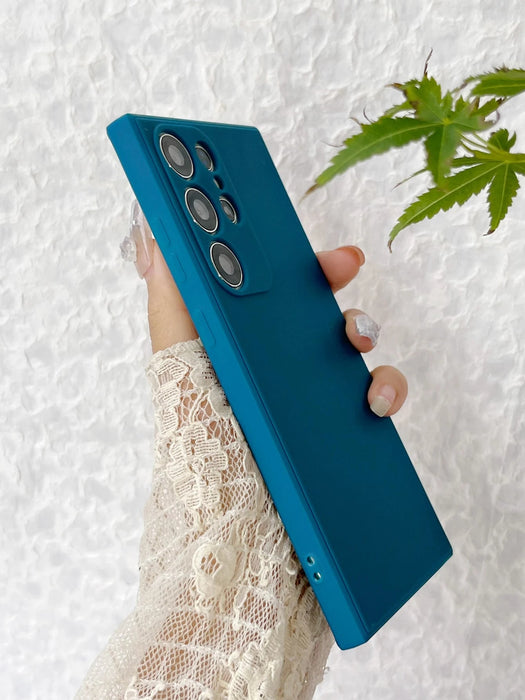 SHEIN 1 funda protectora de TPU de color sólido a prueba de golpes para Galaxy S23 Ultra - Quierox - Tienda Online