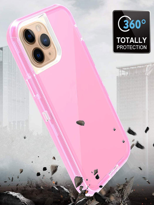 Shein 1 funda transparente anticaídas para teléfono con 2 películas de vidrio templado - Quierox - Tienda Online