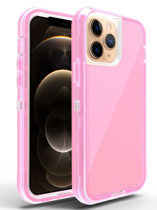 Shein 1 funda transparente anticaídas para teléfono con 2 películas de vidrio templado - Quierox - Tienda Online