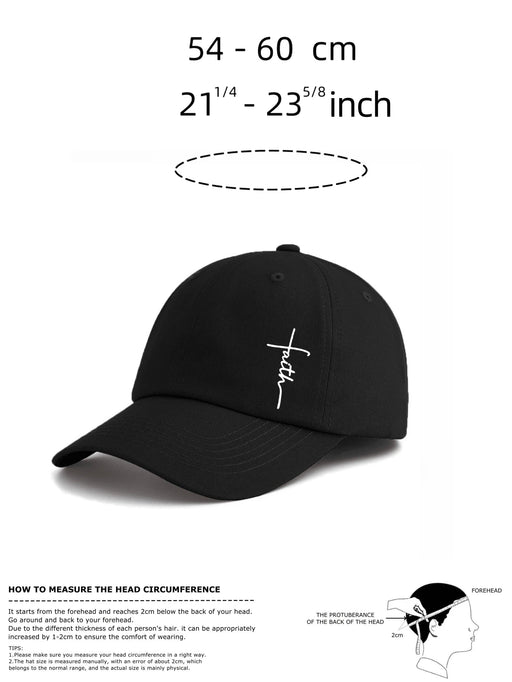 SHEIN 1 Gorra de béisbol, clásica, elegante, moderna, con banda interior suave y ajustable - Quierox - Tienda Online