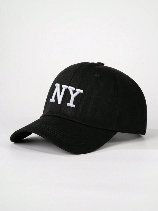 SHEIN 1 Gorra de béisbol de Nueva York bordada - Quierox - Tienda Online
