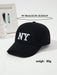 SHEIN 1 Gorra de béisbol NY para mujer bordada de moda - Quierox - Tienda Online
