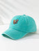 SHEIN 1 gorra de béisbol para hombre, azul claro, con estampado de oso dividido, ajustable - Quierox - Tienda Online