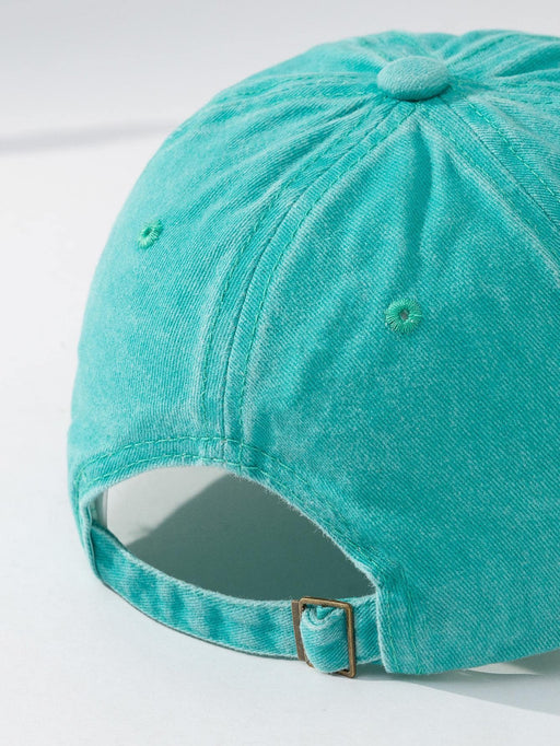 SHEIN 1 gorra de béisbol para hombre, azul claro, con estampado de oso dividido, ajustable - Quierox - Tienda Online