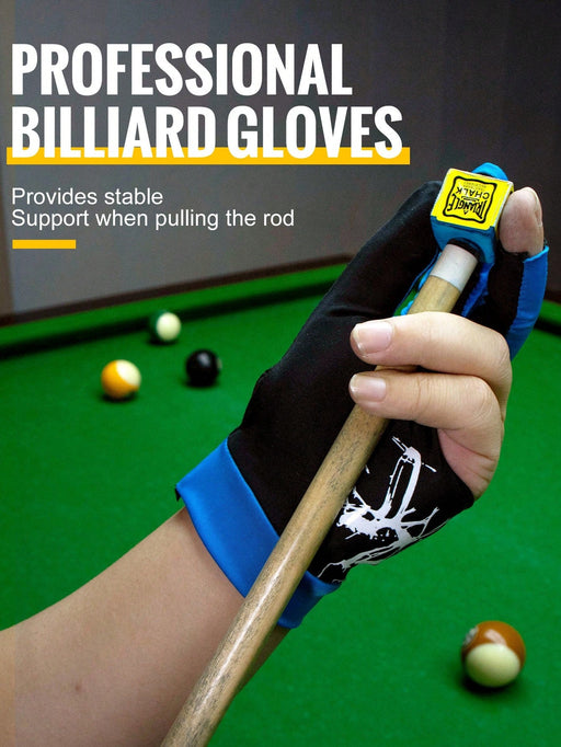 SHEIN 1 guante de billar/pool moderno con bloques de color, transpirable - Quierox - Tienda Online