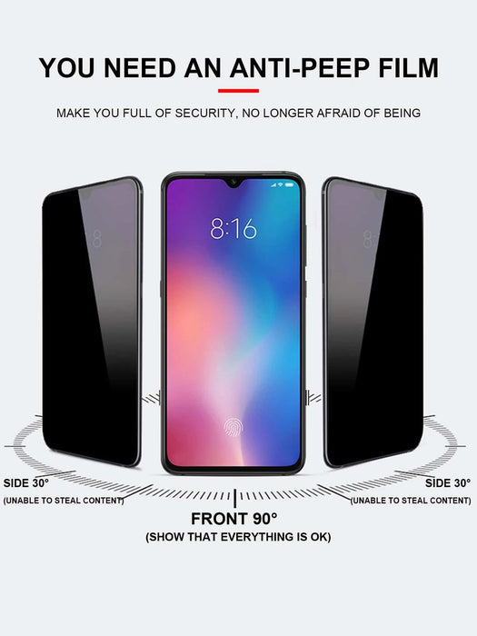 Shein 1 hoja de protector de pantalla de vidrio templado de privacidad compatible con Galaxy s23 plus - Quierox - Tienda Online