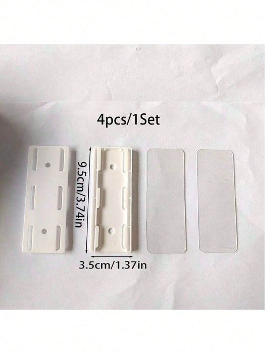 SHEIN 1 juego de soportes de fijación de PP para montaje en pared, no requiere perforación - Quierox - Tienda Online