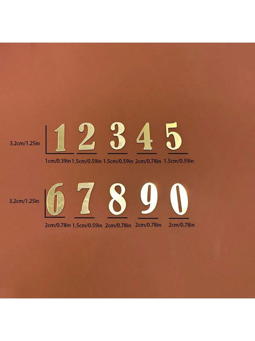 Shein 1 juego/3 juegos 0 - 9 adornos digitales para tartas, decoración para mesa de postres - Quierox - Tienda Online