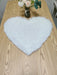 Shein 1 mantel individual de felpa con forma de corazón para mesa 30x30cm - Quierox - Tienda Online