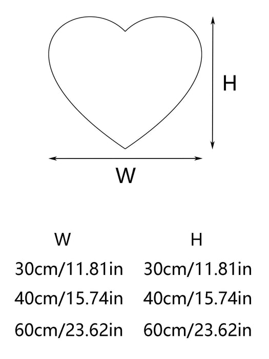 Shein 1 mantel individual de felpa con forma de corazón para mesa 30x30cm - Quierox - Tienda Online