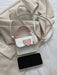 SHEIN 1 mini bolso con forma de corazón, estilo bandolera de PU en contraste - Quierox - Tienda Online