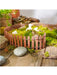 SHEIN 1 Mini Valla de Madera en Miniatura para Jardín de Hadas (90 cm x 5 cm) - Quierox - Tienda Online