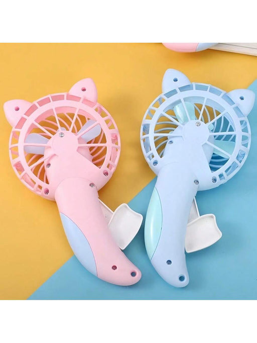 Shein 1 miniventilador con manivela y prensa manual de dibujos animados - Quierox - Tienda Online