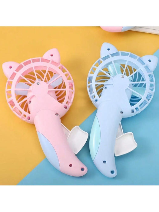 Shein 1 miniventilador con manivela y prensa manual de dibujos animados - Quierox - Tienda Online
