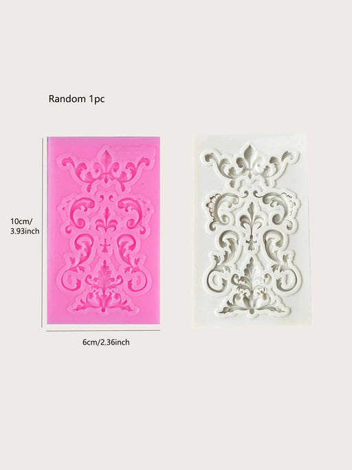 Shein 1 molde de silicona con diseño de flores vintage al azar - Quierox - Tienda Online