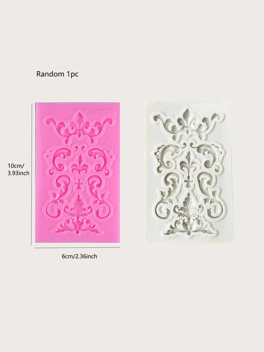 Shein 1 molde de silicona con diseño de flores vintage al azar - Quierox - Tienda Online