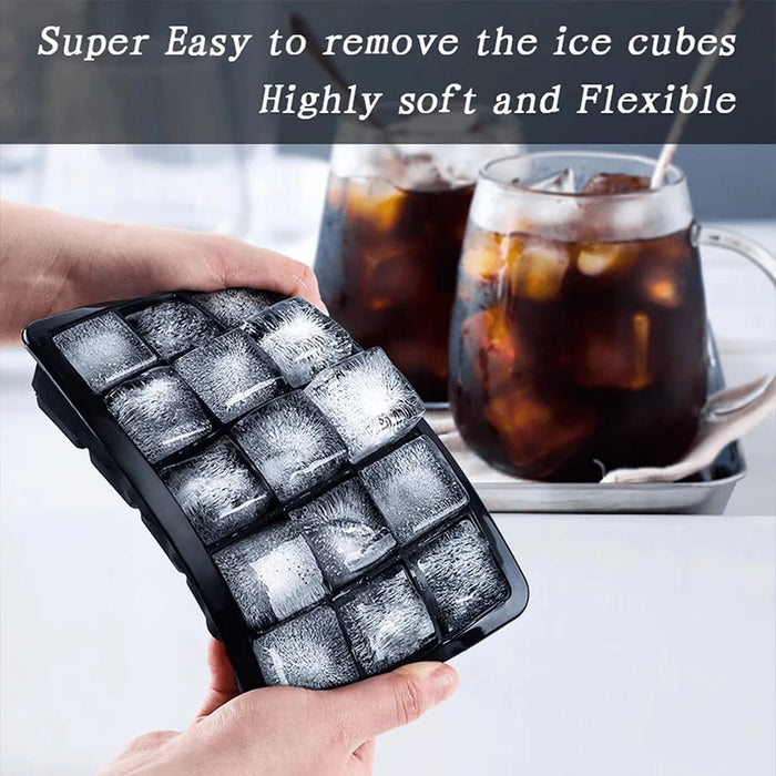 SHEIN 1 molde de silicona para hacer cubitos de hielo 15 cubitos para hacer hielo - Quierox - Tienda Online