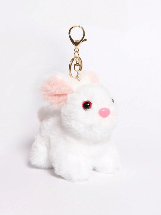 Shein 1 muñeco de peluche de conejo de simulación lindo - Quierox - Tienda Online