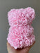 SHEIN 1 osito de peluche con rosa artificial preservada, hecho a mano, para decorar el hogar. - Quierox - Tienda Online
