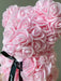 SHEIN 1 osito de peluche con rosa artificial preservada, hecho a mano, para decorar el hogar. - Quierox - Tienda Online