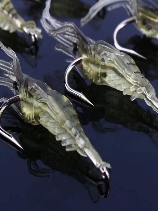 Shein 1 paquete de 5 piezas de cebo de pesca de gamba falsa - Quierox - Tienda Online